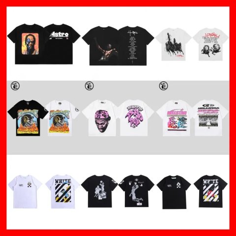 БЕЗ ПЕРЕДОПЛАТ ‼️ Футболки Off White , Tr.Scott , Hellstar /топ якість