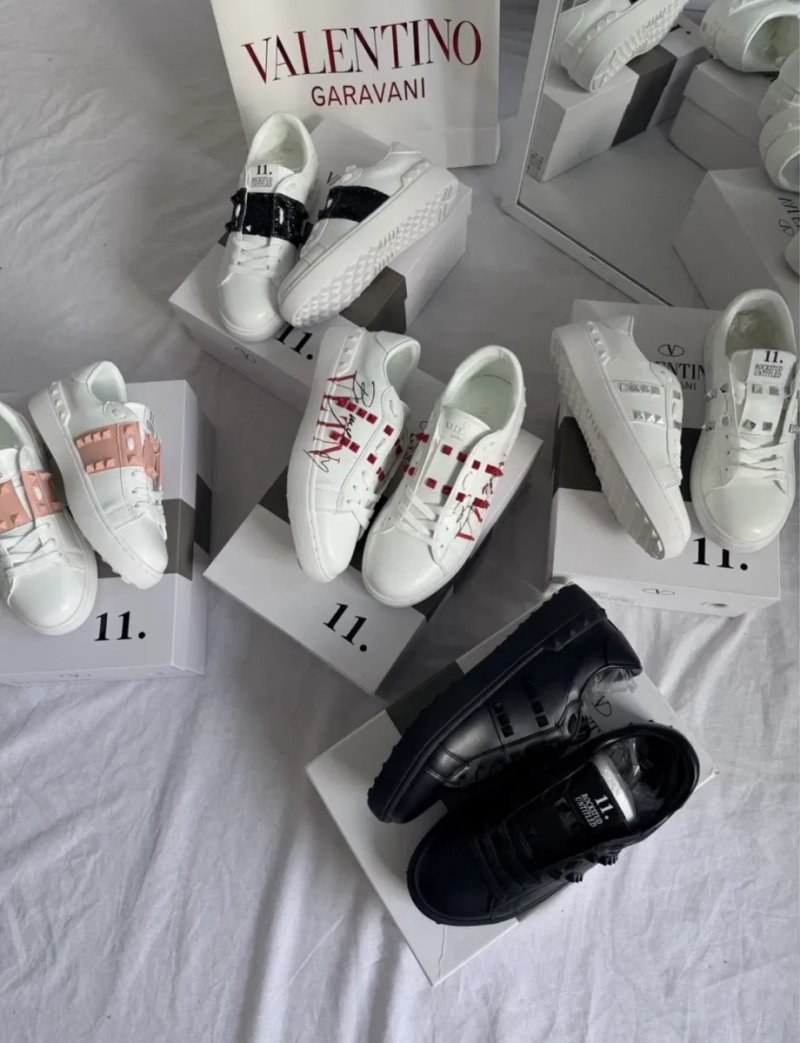 ‼️БЕЗ ПЕРЕДОПЛАТ‼️ Кеди Valentino Garavani Rockstud Untiled / Валентіно / Кросівки / Кєди — фото 3