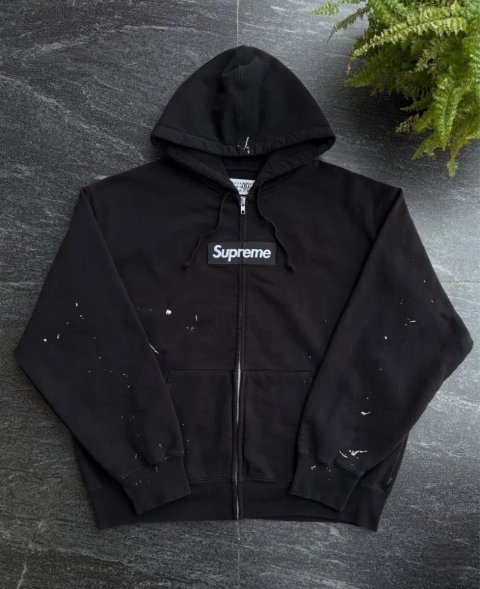 ‼️БЕЗ ПЕРЕДОПЛАТ‼️ Зіп Худі Maison Margiela x Supreme / Зіпка/Супрім/Марджела