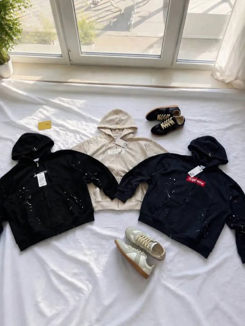‼️БЕЗ ПЕРЕДОПЛАТ‼️Зіп Худі Maison Margiela x Supreme / Зіпка / Худі / Худак / Супрім/ Марджела