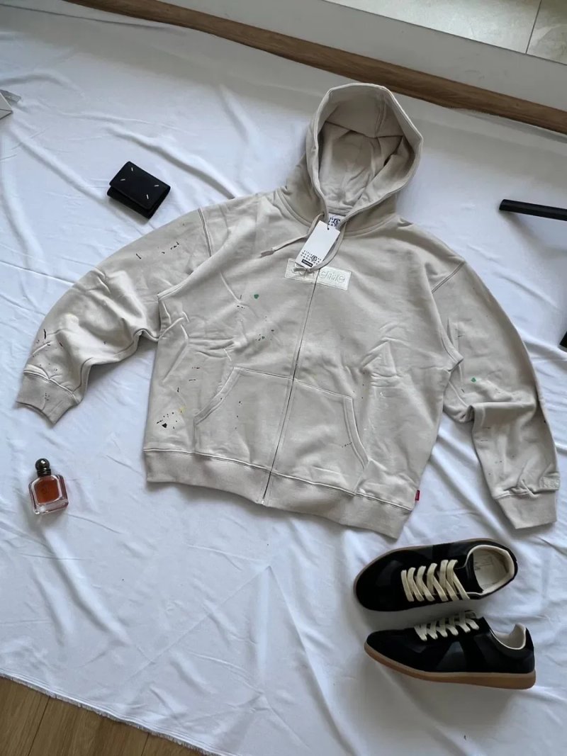 ‼️БЕЗ ПЕРЕДОПЛАТ‼️Зіп Худі Maison Margiela x Supreme / Зіпка / Худі / Худак / Супрім/ Марджела — фото 4