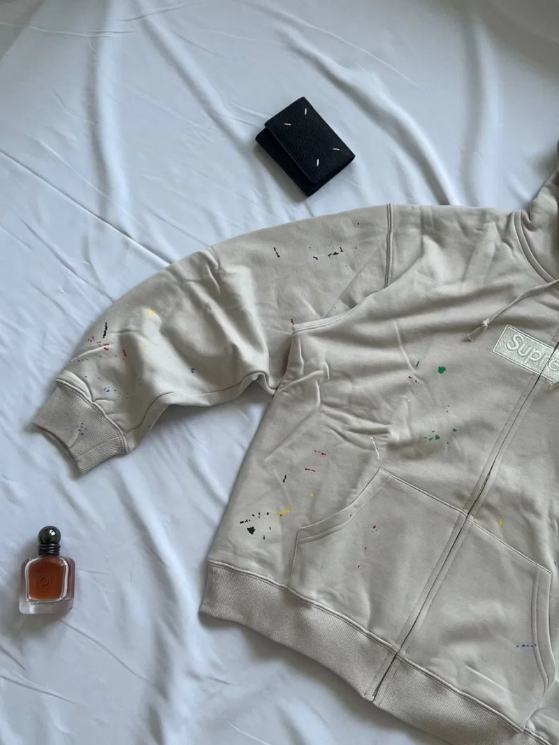 ‼️БЕЗ ПЕРЕДОПЛАТ‼️Зіп Худі Maison Margiela x Supreme / Зіпка / Худі / Худак / Супрім/ Марджела — фото 5