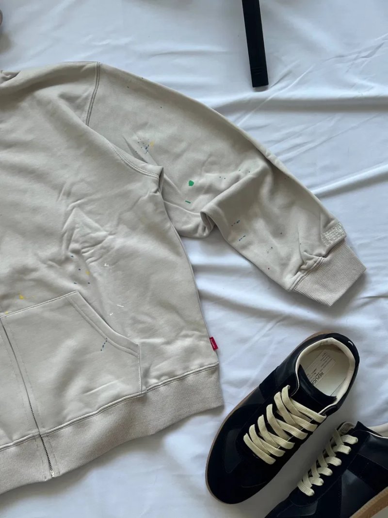 ‼️БЕЗ ПЕРЕДОПЛАТ‼️Зіп Худі Maison Margiela x Supreme / Зіпка / Худі / Худак / Супрім/ Марджела — фото 7