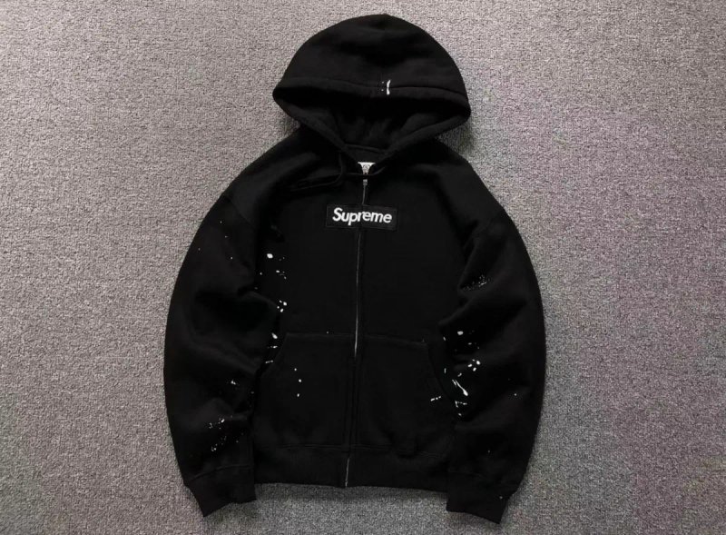 ‼️БЕЗ ПЕРЕДОПЛАТ‼️Зіп Худі Supreme x Maison Margiela — фото 2