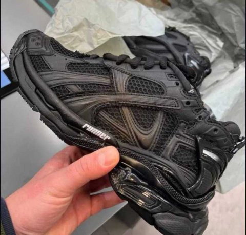 (БЕЗ ПЕРЕДОПЛАТИ)Balenciaga Runner баленсіага раннер чорні 3xl lace