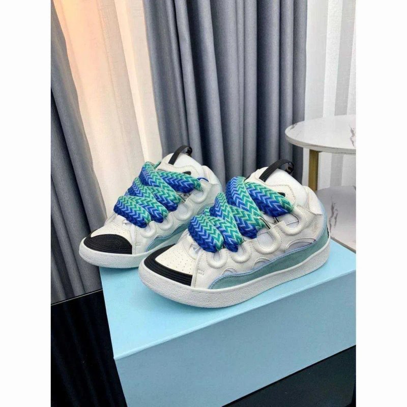 (БЕЗ ПЕРЕДОПЛАТИ) Lanvin Curb Sneakers ланвін карб снікерс біліі опіум — фото 2