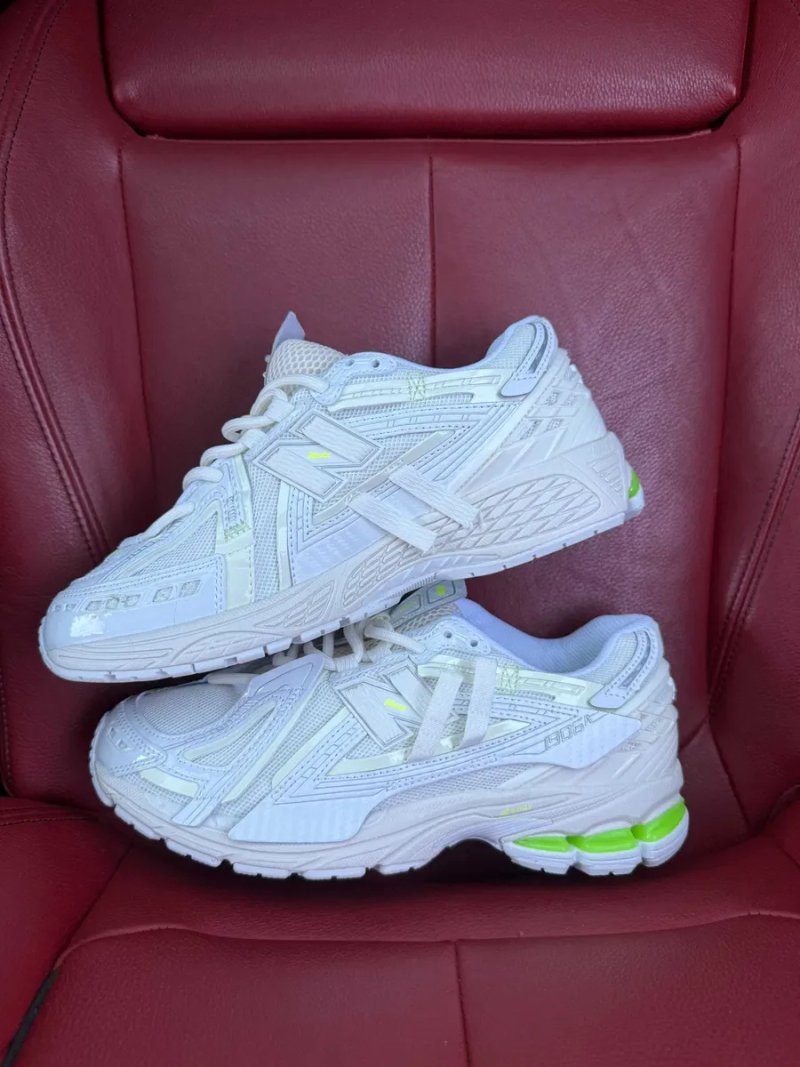 (БЕЗ ПЕРЕДОПЛАТИ) New Balance 1906A White Green нью беленс 1906а білі зелені сітчасті кросівки з деконструйованими деталями та амортизацією N-ergy — фото 3