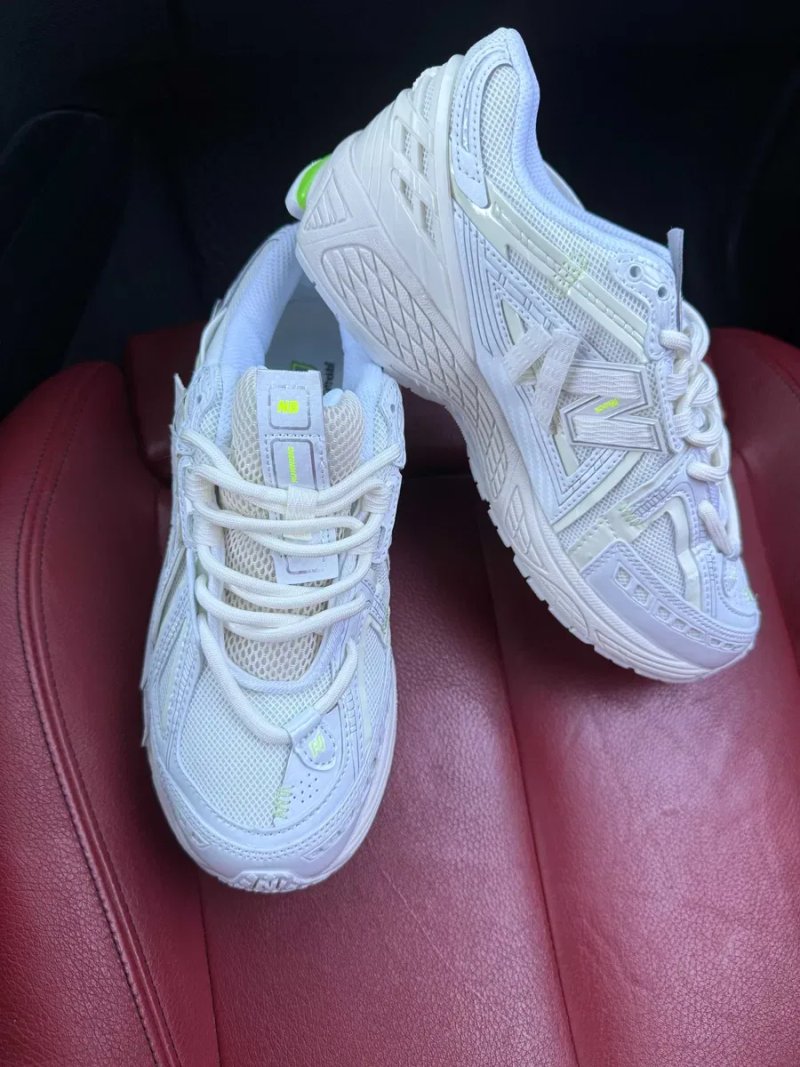 (БЕЗ ПЕРЕДОПЛАТИ) New Balance 1906A White Green нью беленс 1906а білі зелені сітчасті кросівки з деконструйованими деталями та амортизацією N-ergy — фото 5