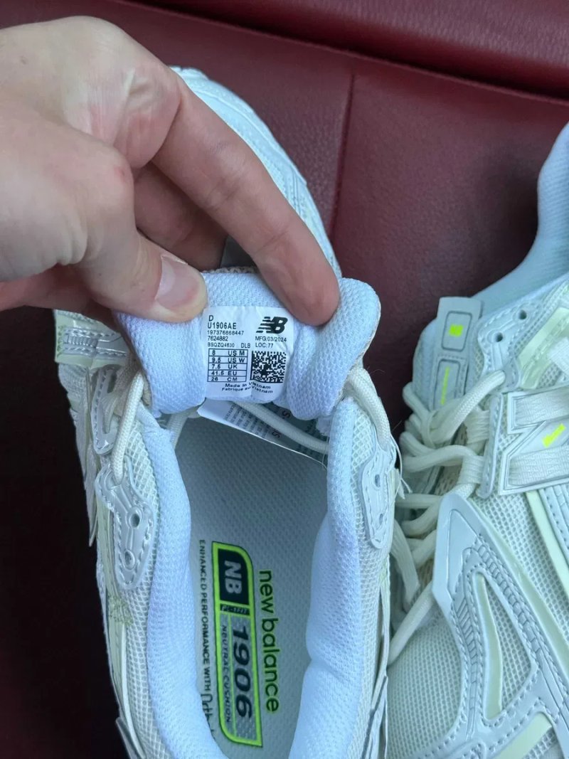 (БЕЗ ПЕРЕДОПЛАТИ) New Balance 1906A White Green нью беленс 1906а білі зелені сітчасті кросівки з деконструйованими деталями та амортизацією N-ergy — фото 6