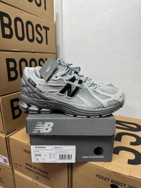 (БЕЗ ПЕРЕДОПЛАТИ) New Balance 1906R Cordura Gore-Tex Double Grey нью беленс 1906 сірі водонепроникні кросівки з мембраною Gore-Tex