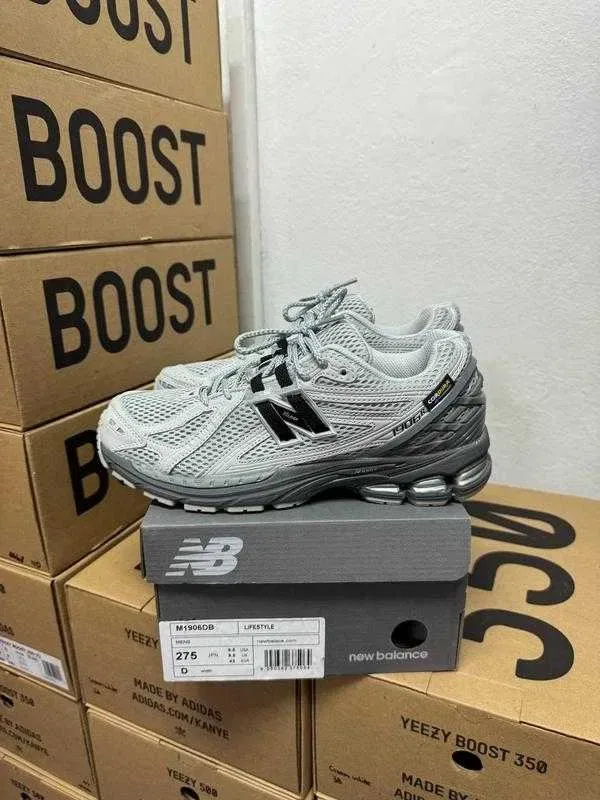 (БЕЗ ПЕРЕДОПЛАТИ) New Balance 1906R Cordura Gore-Tex Double Grey нью беленс 1906 сірі водонепроникні кросівки з мембраною Gore-Tex — фото 2