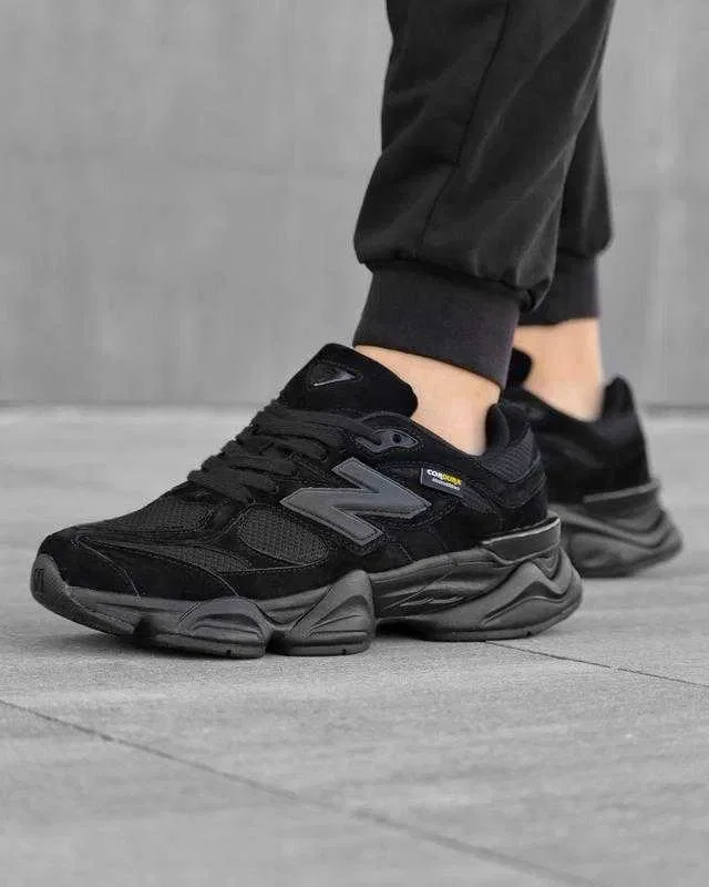 (БЕЗ ПЕРЕДОПЛАТИ) New Balance 9060 Cordura Gore-Tex Black нью беленс 9060 чорні водонепроникні замшеві кросівки з мембраною Gore-Tex — фото 2