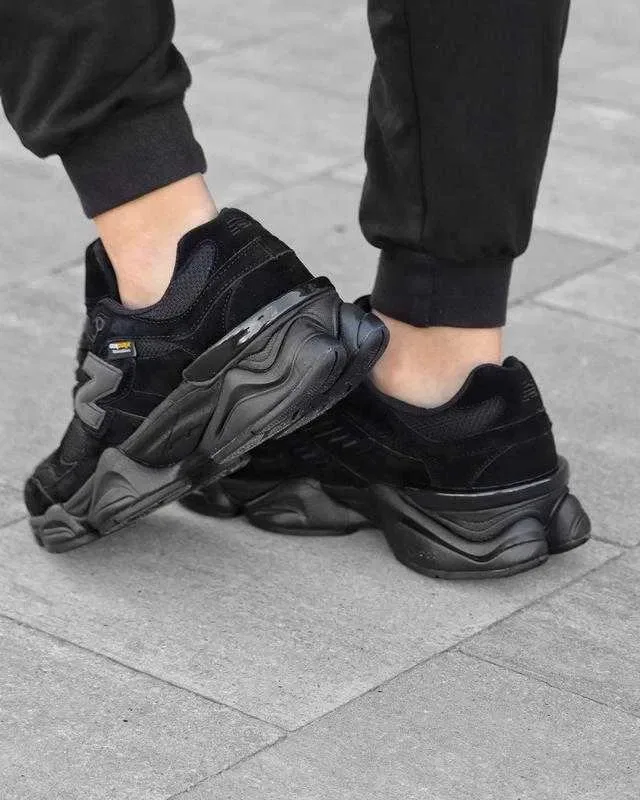 (БЕЗ ПЕРЕДОПЛАТИ) New Balance 9060 Cordura Gore-Tex Black нью беленс 9060 чорні водонепроникні замшеві кросівки з мембраною Gore-Tex — фото 5
