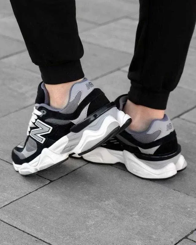 (БЕЗ ПЕРЕДОПЛАТИ) New Balance 9060 Cordura Gore-Tex Black White нью беленс 9060 чорно білі водонепроникні замшеві кросівки Gore-Tex — фото 2