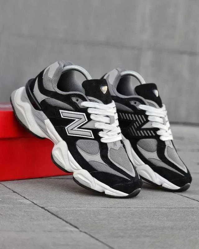 (БЕЗ ПЕРЕДОПЛАТИ) New Balance 9060 Cordura Gore-Tex Black White нью беленс 9060 чорно білі водонепроникні замшеві кросівки Gore-Tex — фото 6