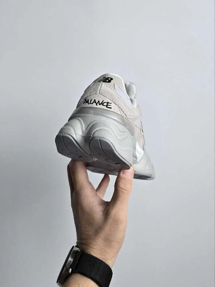 (БЕЗ ПЕРЕДОПЛАТИ) New Balance 9060 Sand Light Gray Gore-Tex нью беленс 9060 пісочні сірі водонепроникні кросівки з мембраною Gore-Tex — фото 3