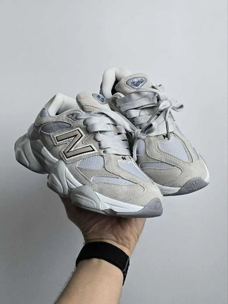 (БЕЗ ПЕРЕДОПЛАТИ) New Balance 9060 Sand Light Gray Gore-Tex нью беленс 9060 пісочні сірі водонепроникні кросівки з мембраною Gore-Tex — фото 4