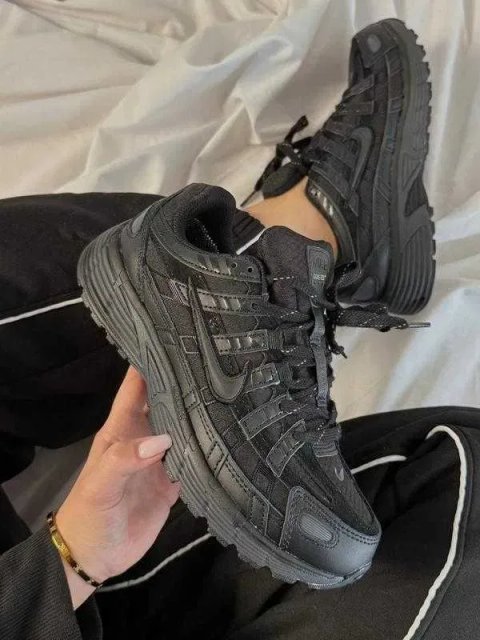 (БЕЗ ПЕРЕДОПЛАТИ) Nike P-6000 Triple Black Gore-Tex ND найк п-6000 чорні водонепроникні кросівки з мембраною Gore-Tex