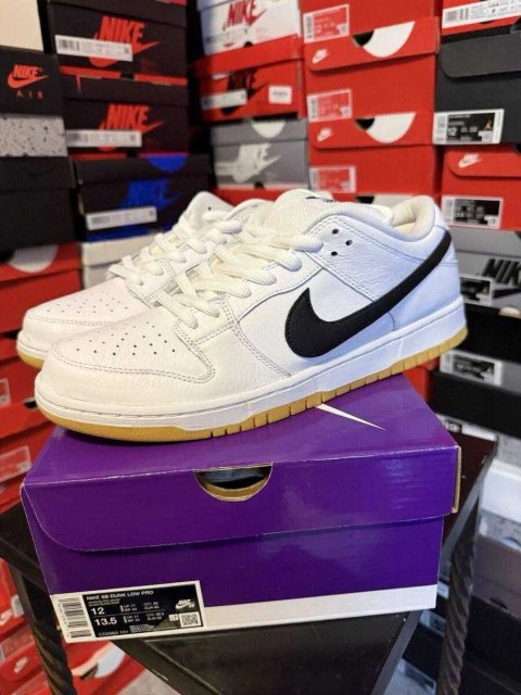 (БЕЗ ПЕРЕДОПЛАТИ)Nike SB Dunk Low Pro White Gum найк сб данк гам білі