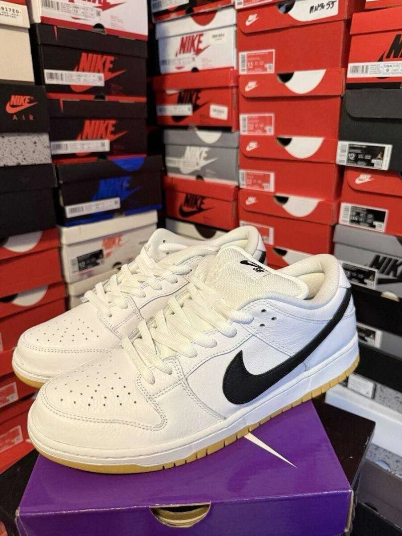 (БЕЗ ПЕРЕДОПЛАТИ)Nike SB Dunk Low Pro White Gum найк сб данк гам білі — фото 2