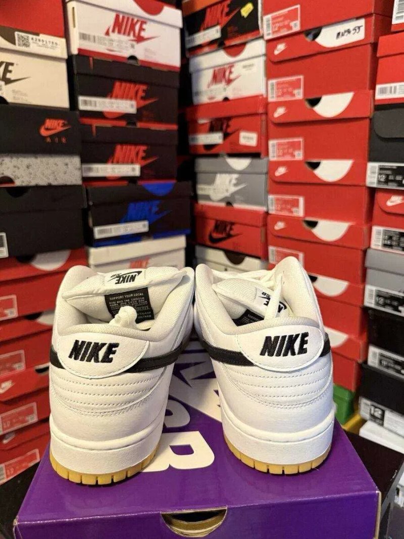 (БЕЗ ПЕРЕДОПЛАТИ)Nike SB Dunk Low Pro White Gum найк сб данк гам білі — фото 5