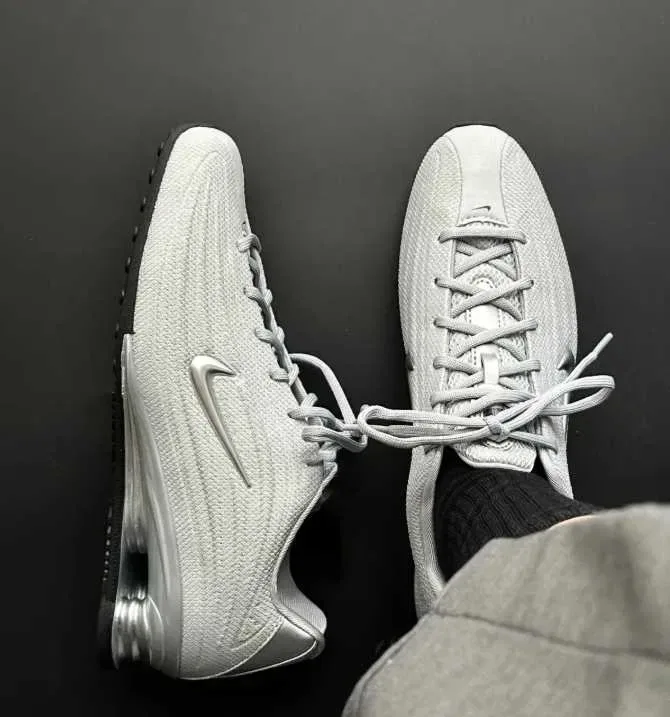 (БЕЗ ПЕРЕДОПЛАТИ) Nike Shox Z White найк шокс зет білі кросівки сітка — фото 4