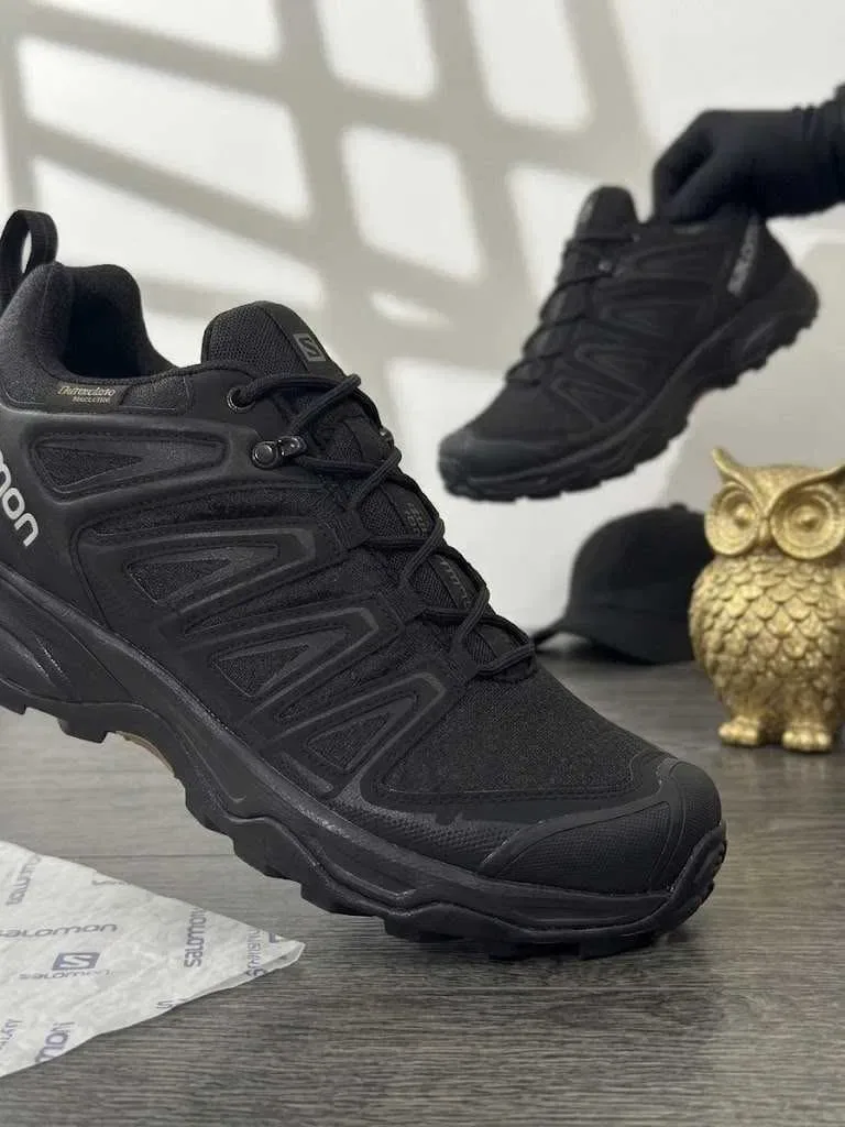 (БЕЗ ПЕРЕДОПЛАТИ) Salomon Speedcross Pro Gore-Tex Thinsulate Black White соломон спідокрос чорні водонепроникні утеплені кросівки — фото 2