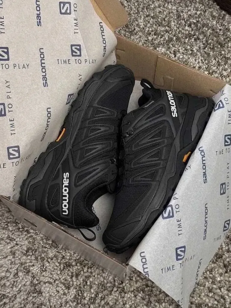 (БЕЗ ПЕРЕДОПЛАТИ) Salomon Speedcross Pro Gore-Tex Thinsulate Black White соломон спідокрос чорні водонепроникні утеплені кросівки — фото 4