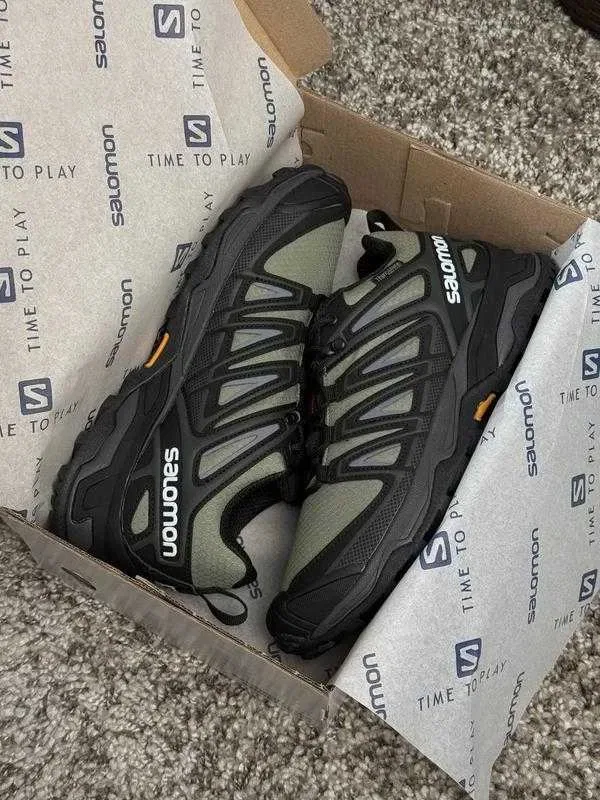 (БЕЗ ПЕРЕДОПЛАТИ) Salomon Speedcross Pro Khaki Black Gore-Tex соломон спідокрос хакі чорні водонепроникні термо кросівки — фото 2