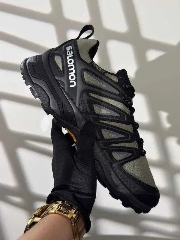 (БЕЗ ПЕРЕДОПЛАТИ) Salomon Speedcross Pro Khaki Black Gore-Tex соломон спідокрос хакі чорні водонепроникні термо кросівки — фото 3