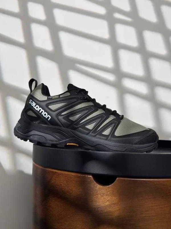 (БЕЗ ПЕРЕДОПЛАТИ) Salomon Speedcross Pro Khaki Black Gore-Tex соломон спідокрос хакі чорні водонепроникні термо кросівки — фото 4