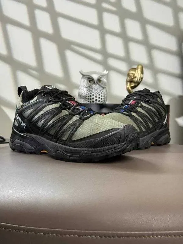 (БЕЗ ПЕРЕДОПЛАТИ) Salomon Speedcross Pro Khaki Black Gore-Tex соломон спідокрос хакі чорні водонепроникні термо кросівки — фото 5