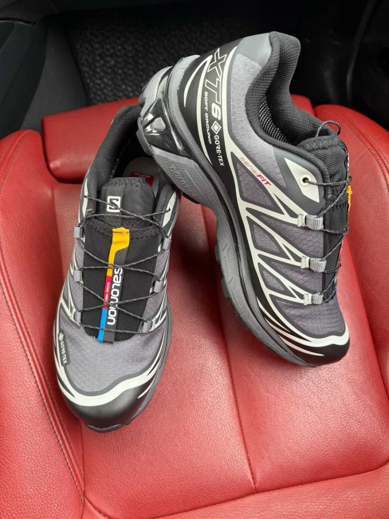 (БЕЗ ПЕРЕДОПЛАТИ)Salomon XT-6 Gore-Tex Black Grey соломон хт-6 гортекс — фото 5