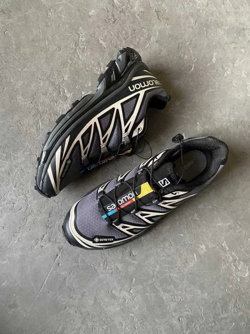 (БЕЗ ПЕРЕДОПЛАТИ)Salomon XT-6 Gore-Tex Black Grey White Соломони ХТ-6 — фото 2