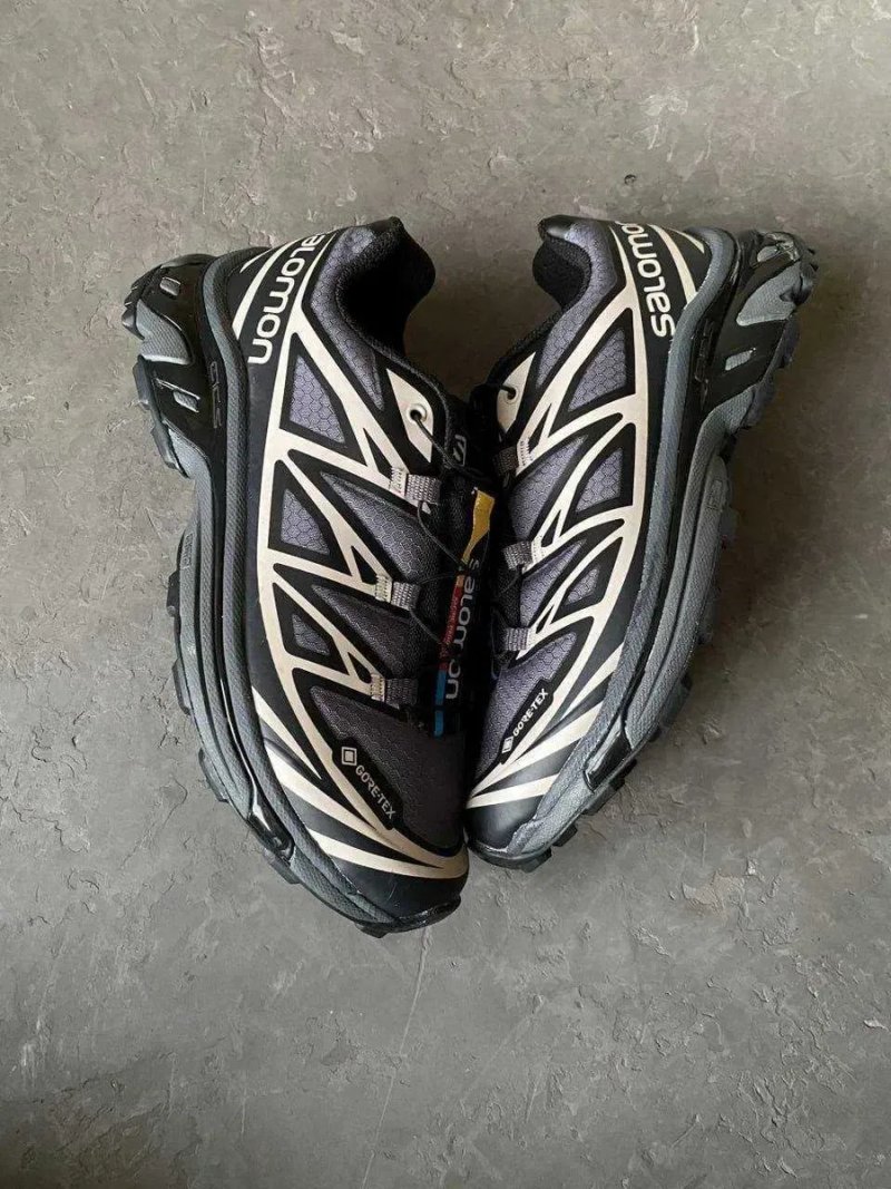(БЕЗ ПЕРЕДОПЛАТИ)Salomon XT-6 Gore-Tex Black Grey White Соломони ХТ-6 — фото 3