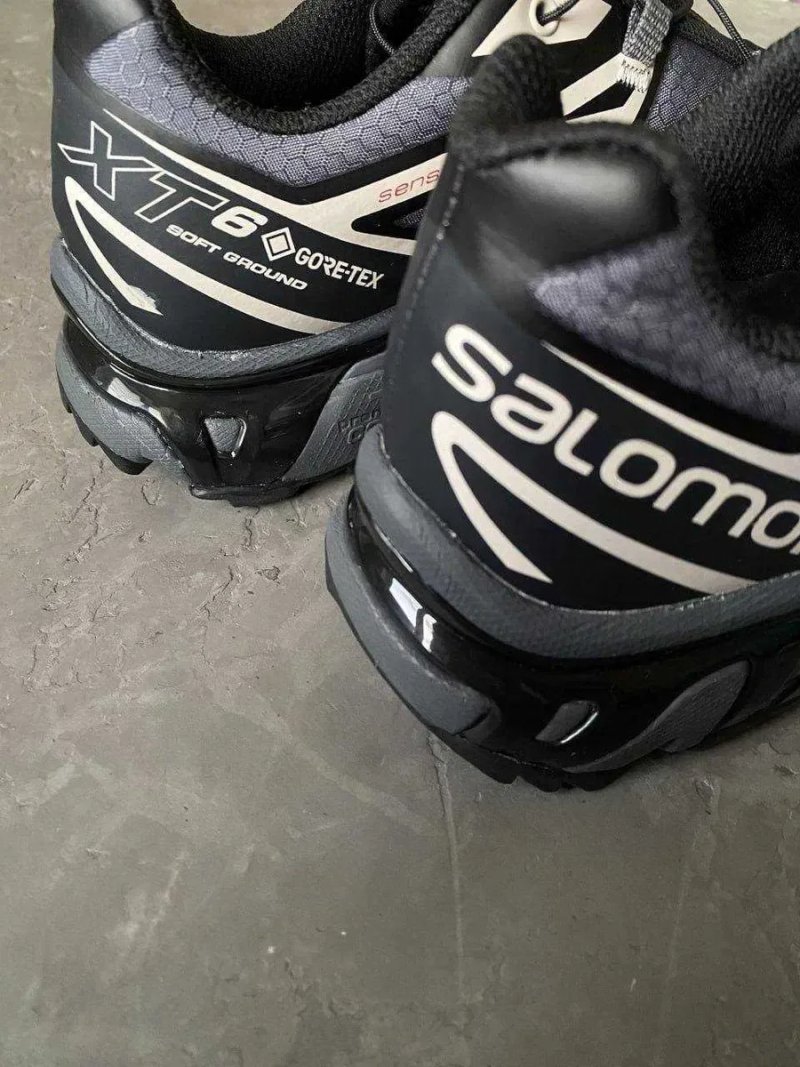 (БЕЗ ПЕРЕДОПЛАТИ)Salomon XT-6 Gore-Tex Black Grey White Соломони ХТ-6 — фото 4