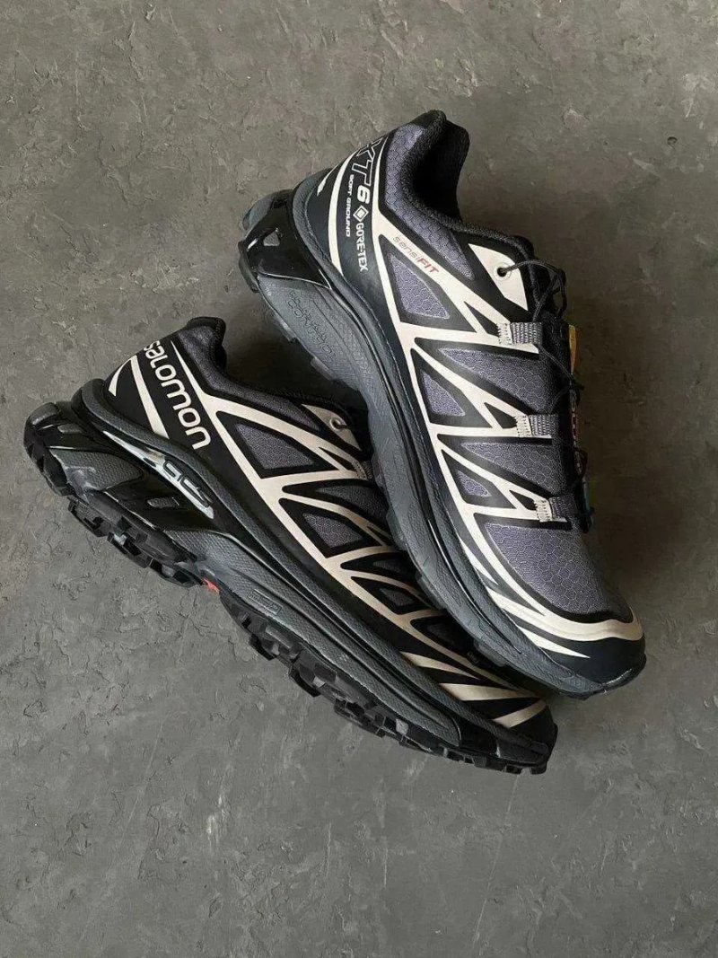 (БЕЗ ПЕРЕДОПЛАТИ)Salomon XT-6 Gore-Tex Black Grey White Соломони ХТ-6 — фото 5