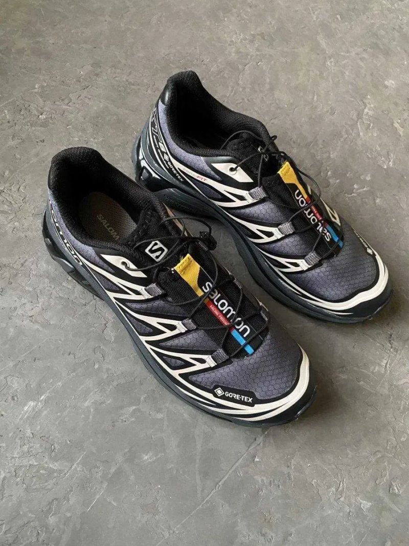 (БЕЗ ПЕРЕДОПЛАТИ)Salomon XT-6 Gore-Tex Black Grey White Соломони ХТ-6 — фото 6