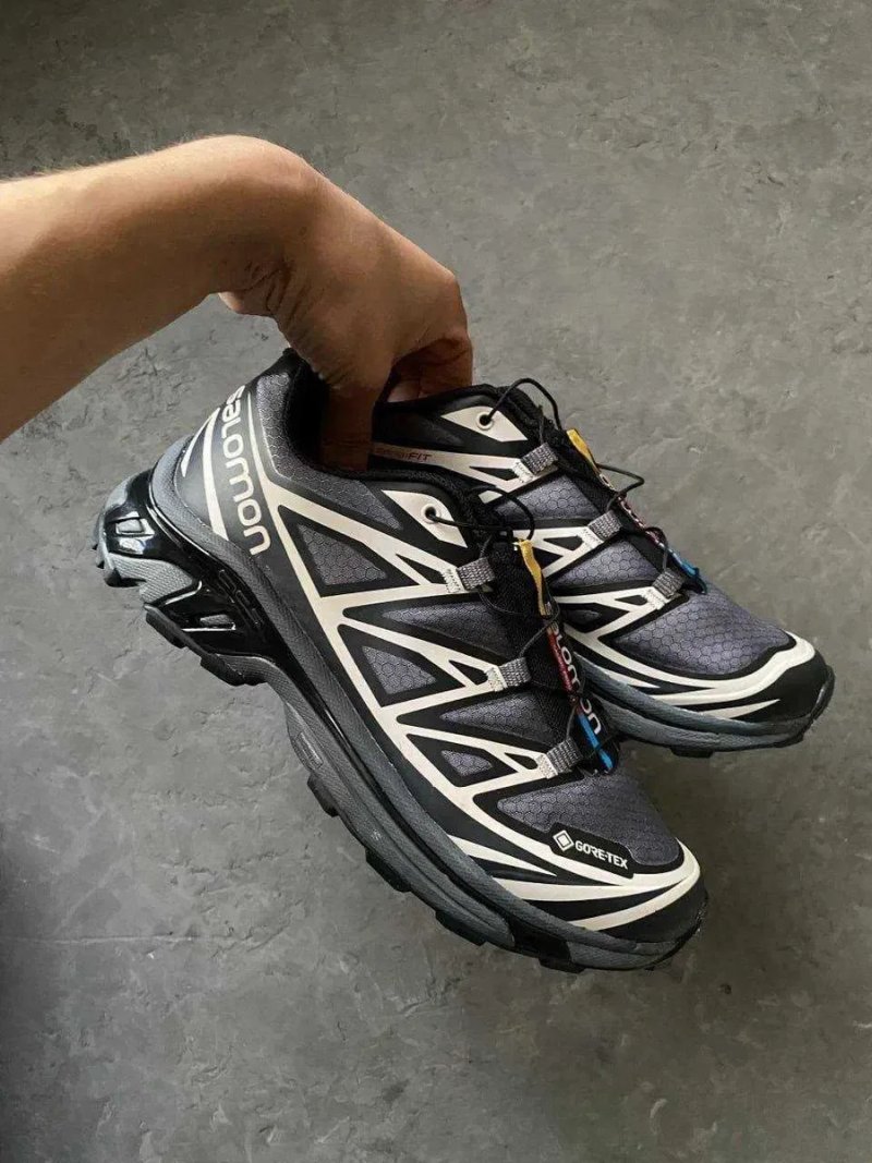 (БЕЗ ПЕРЕДОПЛАТИ)Salomon XT-6 Gore-Tex Black Grey White Соломони ХТ-6 — фото 7