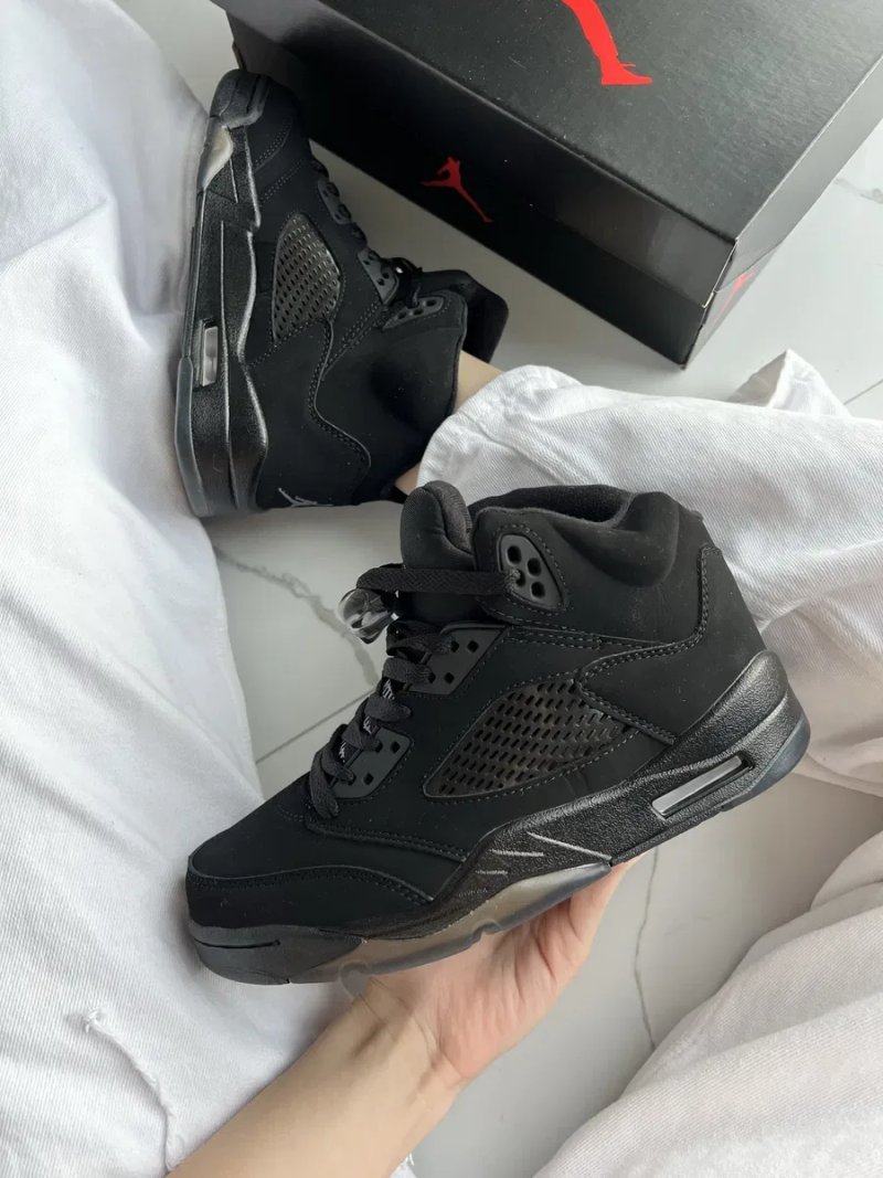 !БЕЗ Передплат! Jordan 5 Black Dark Brown Gum | кросівки джордан 5 чорні — фото 8