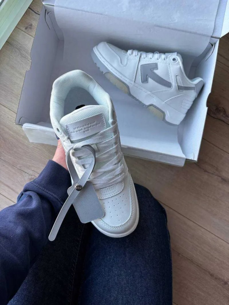[БЕЗ ПЕРЕДПЛАТ]Кросівки Off-White Out of office Grey сірі офвайт офіс — фото 3