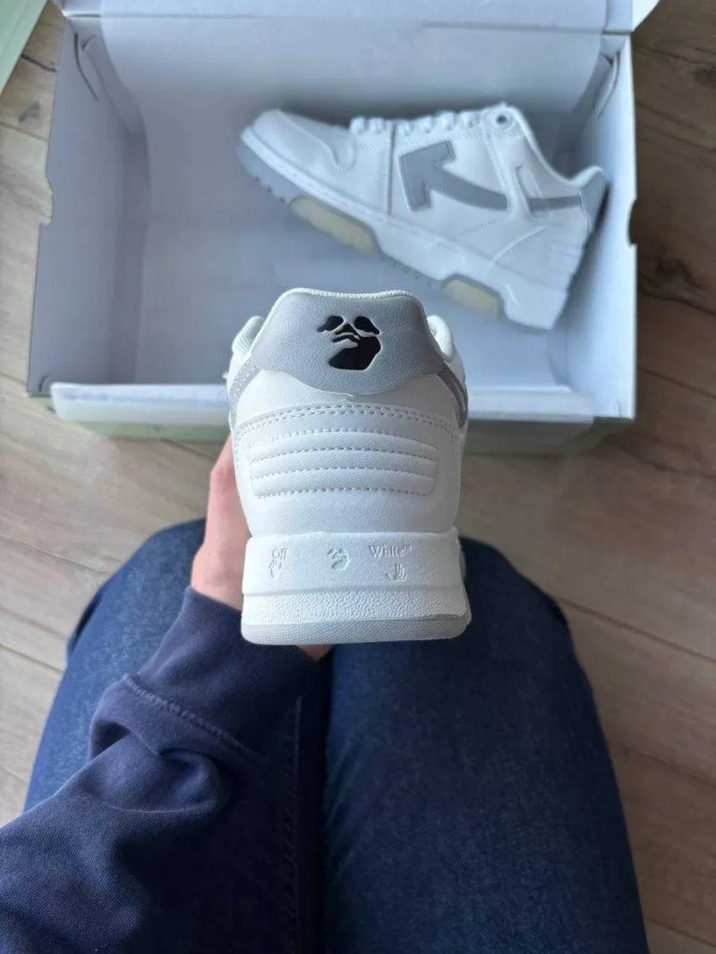 [БЕЗ ПЕРЕДПЛАТ]Кросівки Off-White Out of office Grey сірі офвайт офіс — фото 5