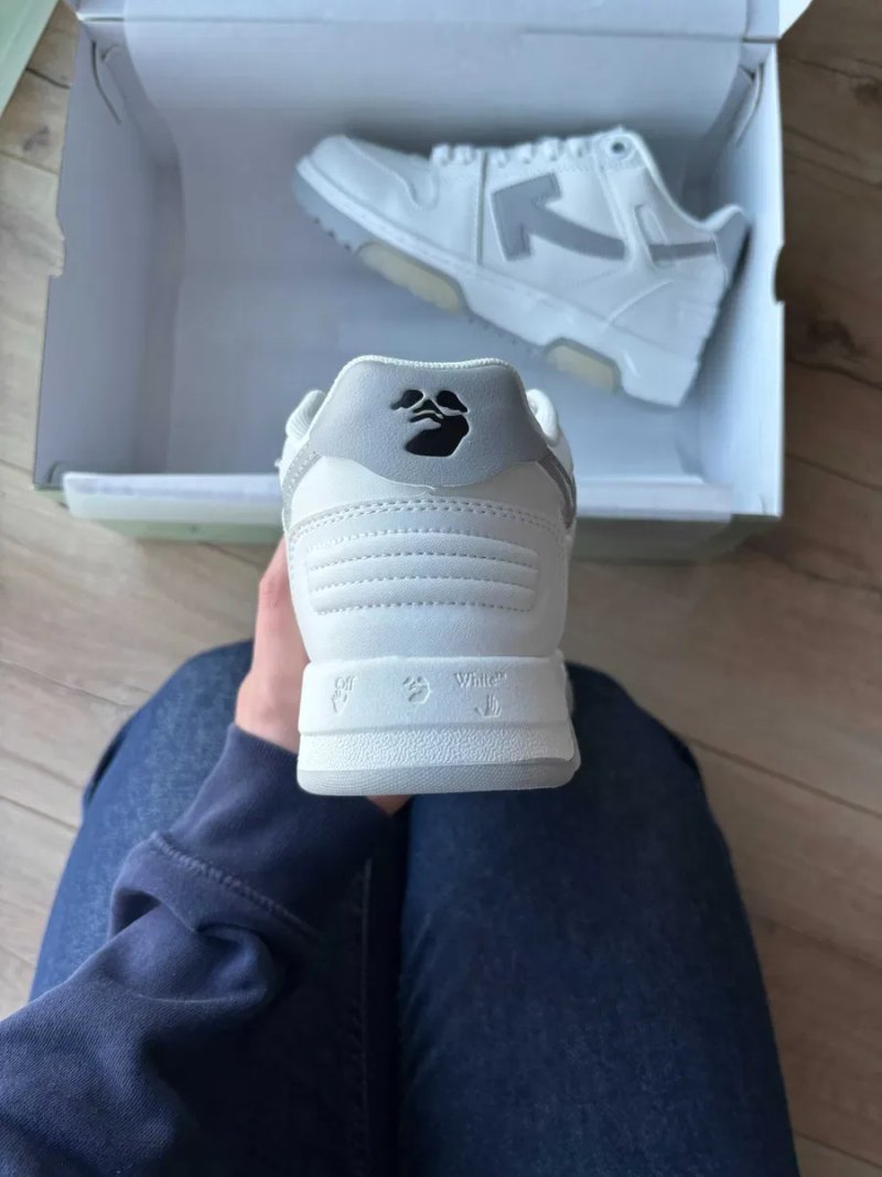 [БЕЗ ПЕРЕДПЛАТ]Кросівки Off-White Out of office Grey сірі офвайт офіс — фото 8