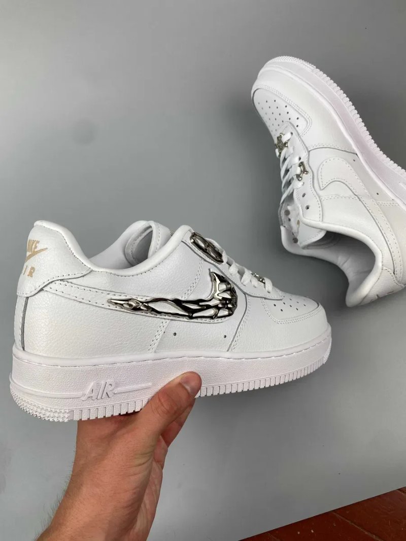 !БЕЗ ПЕРЕДПЛАТ! Nike Air Force 1 Low Molten Metal Silver — фото 2