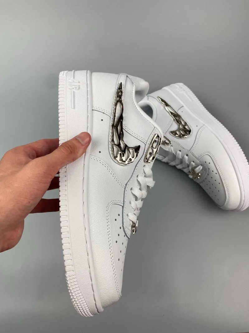 !БЕЗ ПЕРЕДПЛАТ! Nike Air Force 1 Low Molten Metal Silver — фото 3