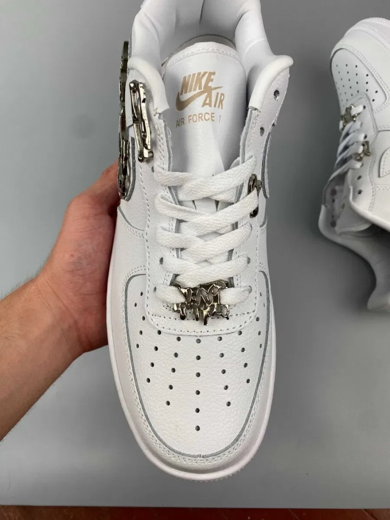 !БЕЗ ПЕРЕДПЛАТ! Nike Air Force 1 Low Molten Metal Silver — фото 4