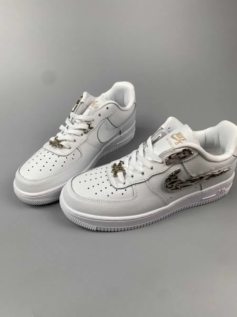 !БЕЗ ПЕРЕДПЛАТ! Nike Air Force 1 Low Molten Metal Silver — фото 8