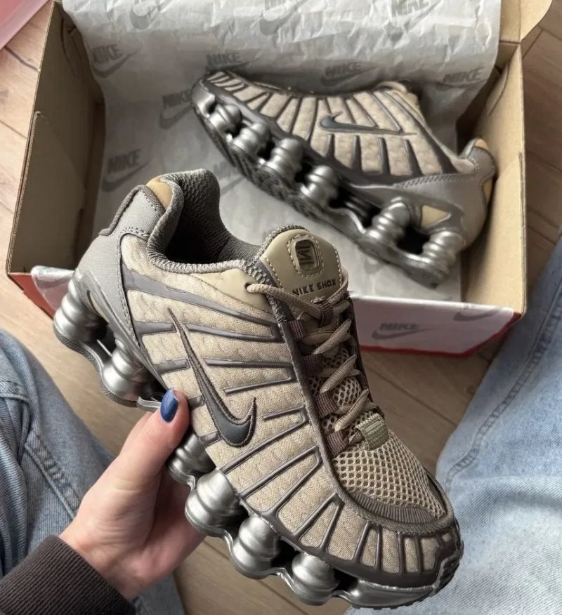 !БЕЗ Передплат! Nike Shox TL Khaki Ironstone Off Noir  | найк шокси — фото 3