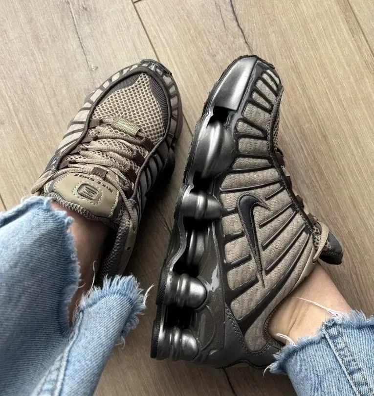!БЕЗ Передплат! Nike Shox TL Khaki Ironstone Off Noir  | найк шокси — фото 5