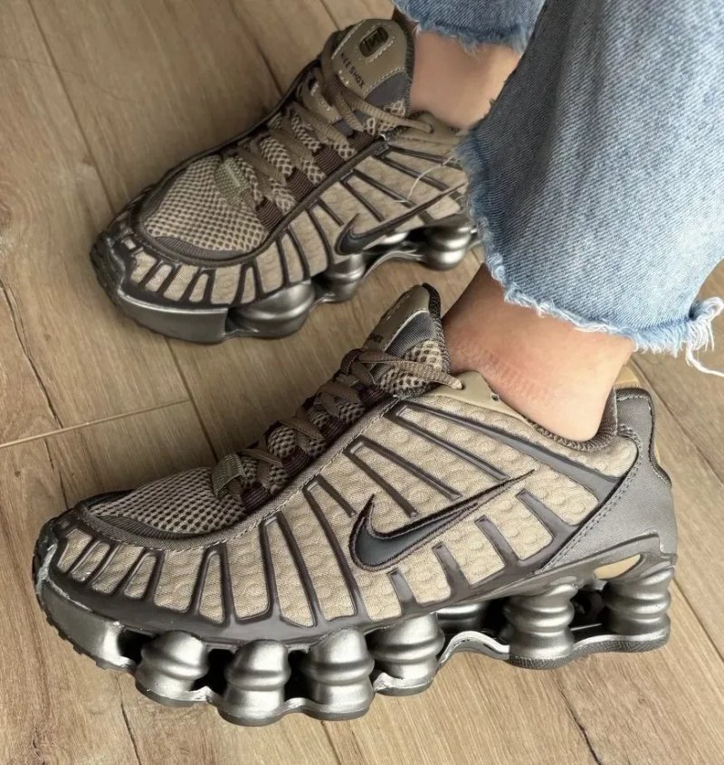 !БЕЗ Передплат! Nike Shox TL Khaki Ironstone Off Noir  | найк шокси — фото 6